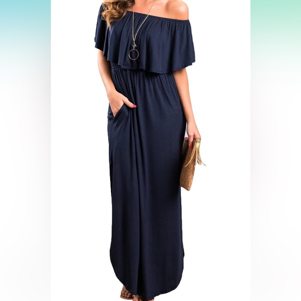 Navy blue dress